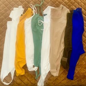 Lot Of 8 - Multi Brands/Multi Sizes/Multi Colors Bodysuits